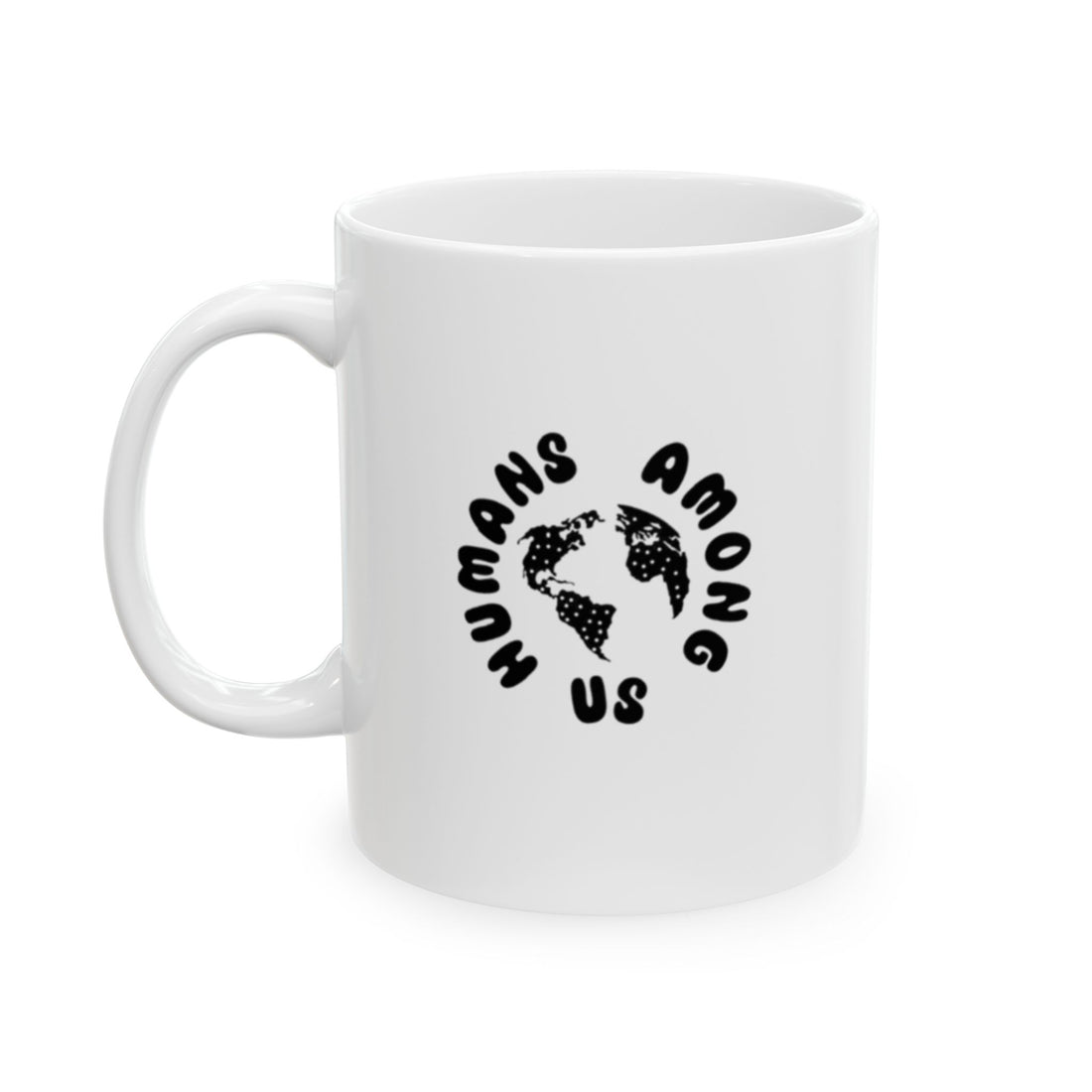 Ceramic Mug - 'No One Loves Me Like My Dog' Black Text Coffee Cup (11oz, 15oz)